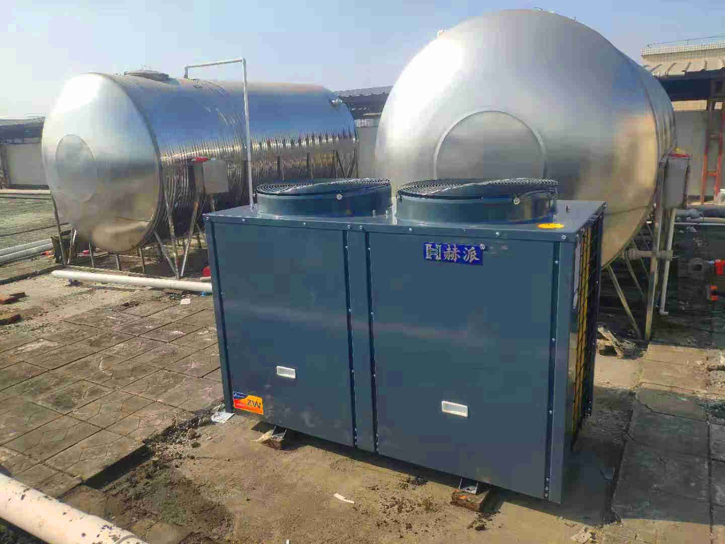 空氣源熱泵熱水工程機(jī)組的設(shè)計(jì)、安裝、計(jì)算詳解